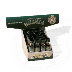 Walhalla Kräuter Schnaps Aufsteller Miniatur